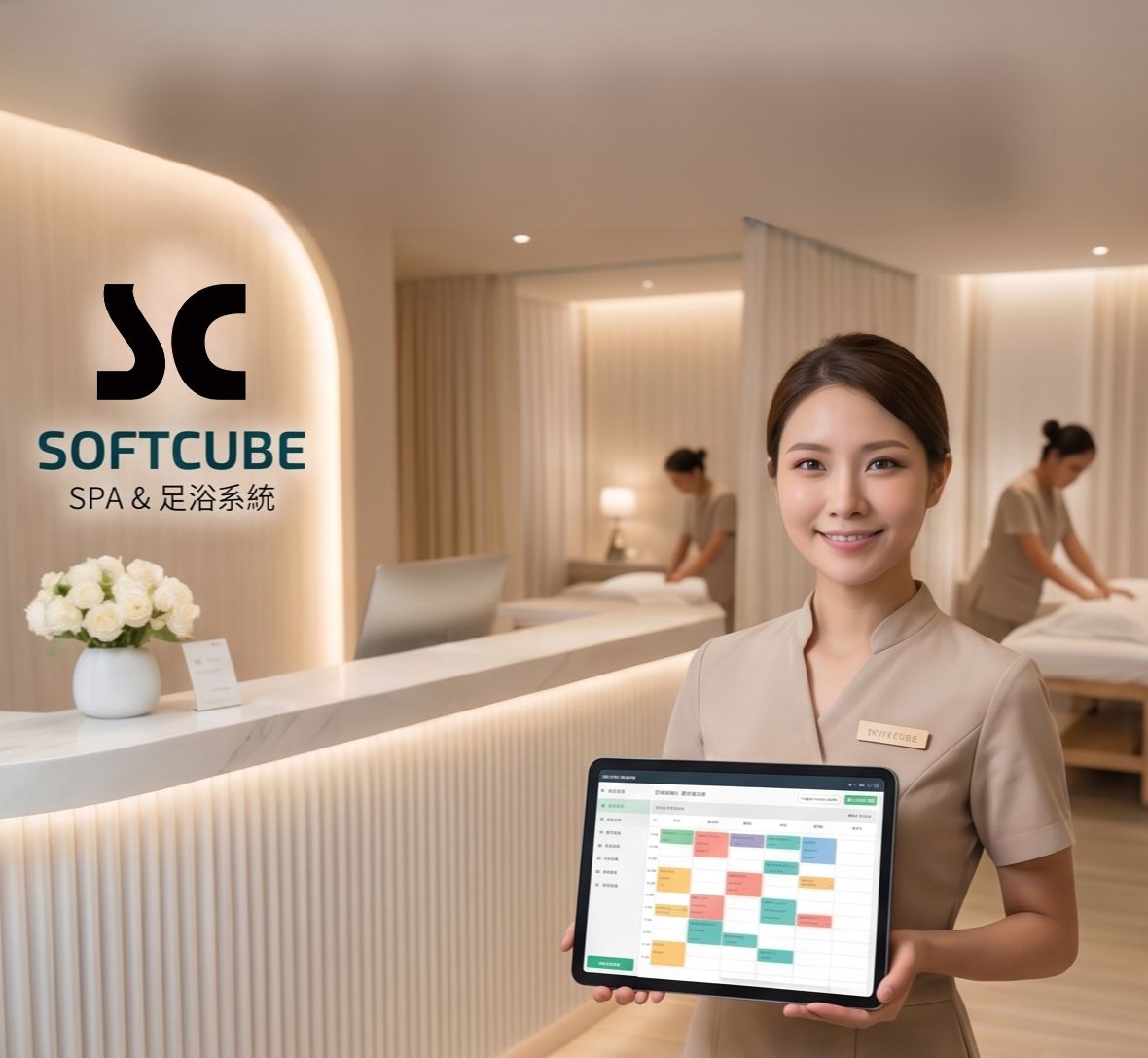Softcube Spa POS automating spa scheduling and billing