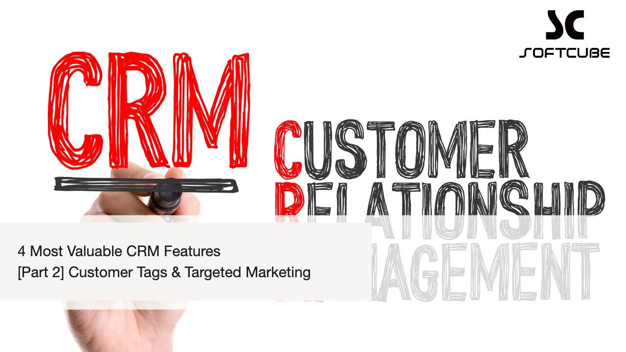 Customer tags and targeted marketing in a CRM system