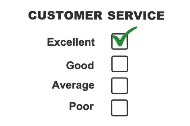 Client rating a salon service with stars
